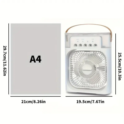 Ventilador + Humidificador: 2 en 1